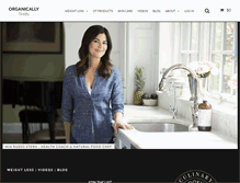 Tablet Screenshot of organicallythin.com
